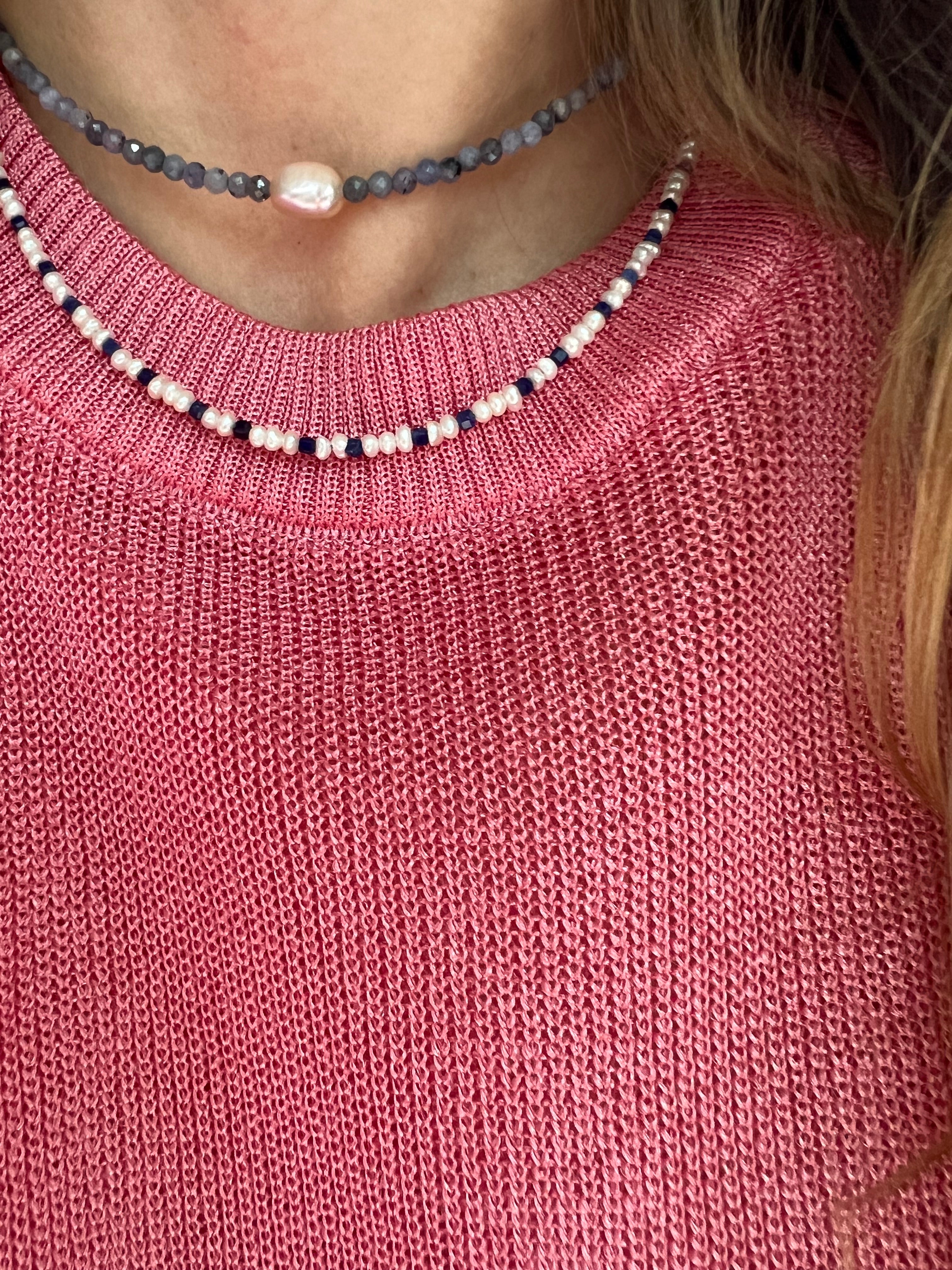 Collier perle naturelle