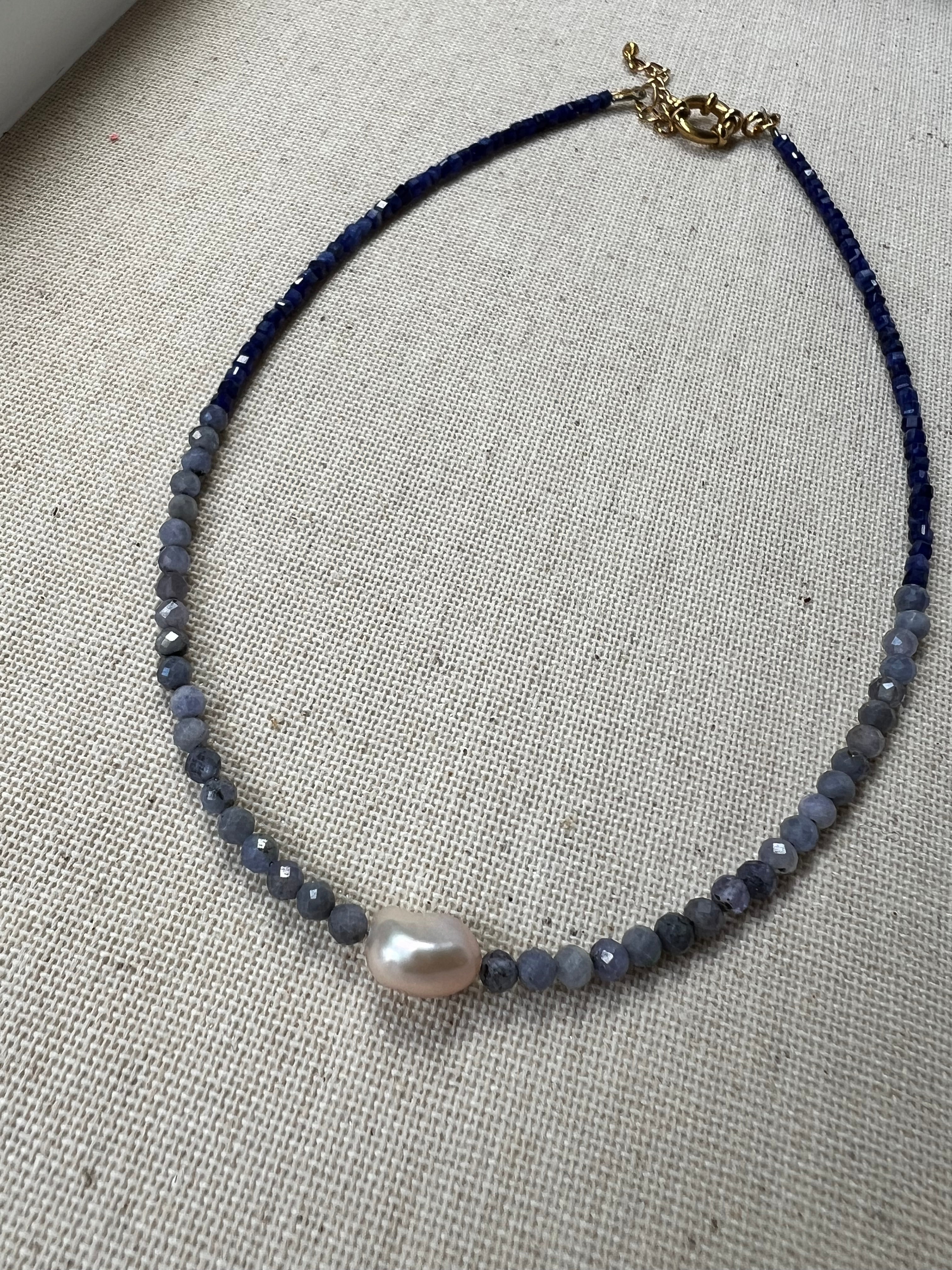 Collier perle naturelle